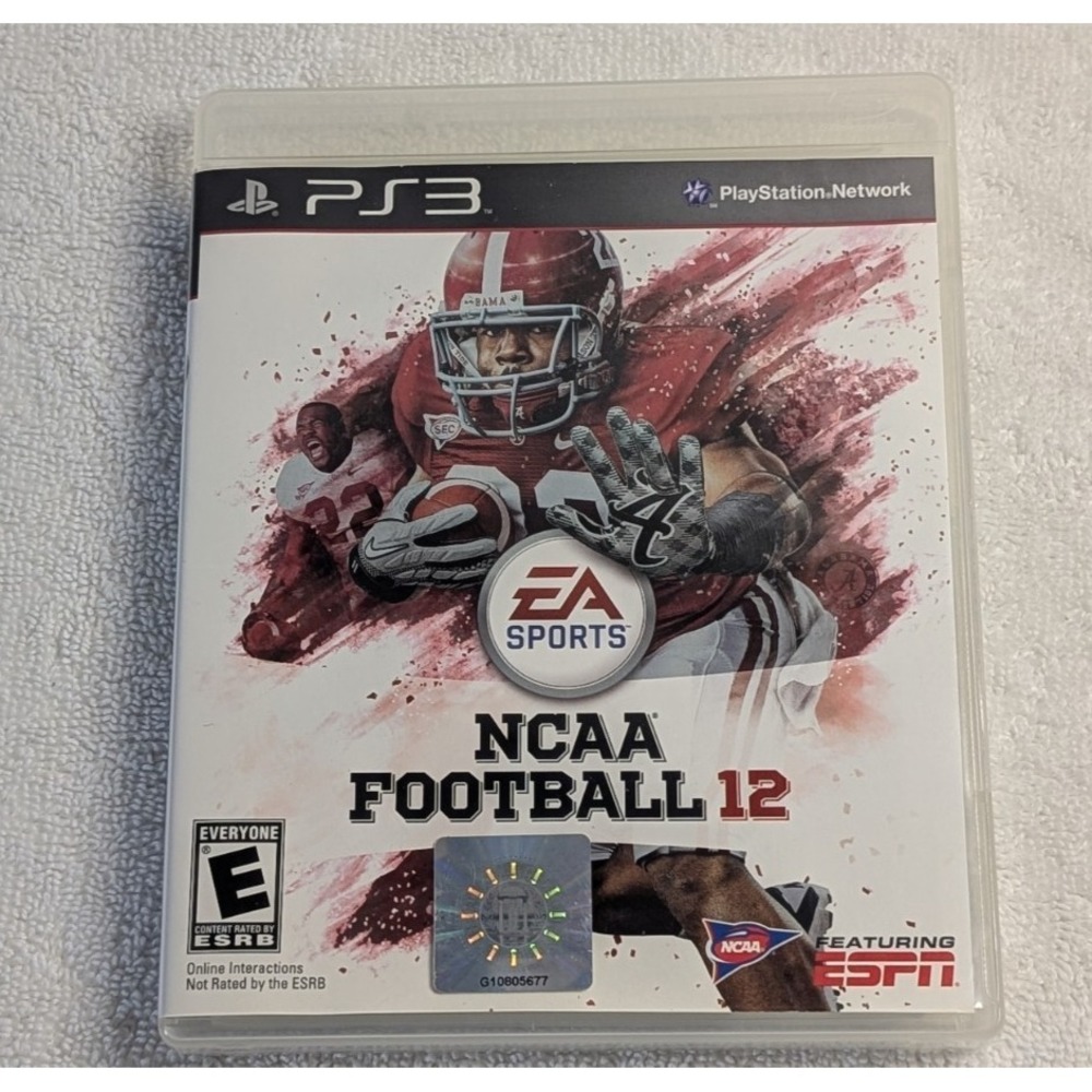 NCAA Football 2012 Sony-Playstation 3 (Original Case+Disc+Manual) Tested